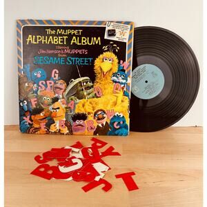 The Muppet Alphabet Album Jim Henson's Muppets Columbia 12" LP Vinyl 33 RPM
